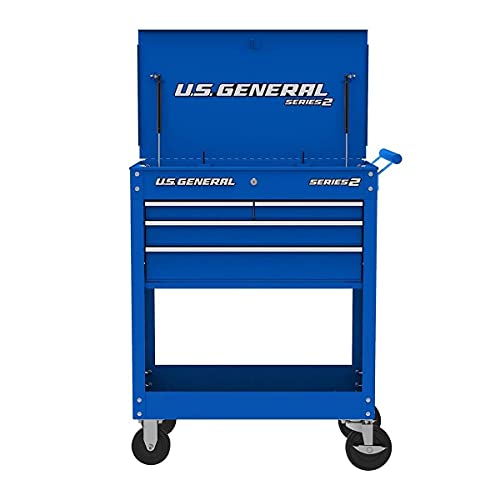 HFT Blue Roller Cart Tool Cabinet Storage Chest Box