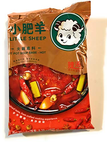 Hi Little Sheep Hot Pot Soup Base-Hot 8.29 Oz(2 Pack)