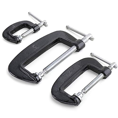 Hi-Spec 3pc Mini C Clamps Set