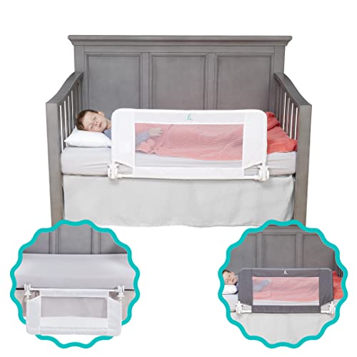 hiccapop Convertible Crib Bed Rail - Safe and Convenient Transition