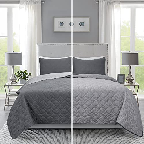 HIG Reversible Oversized Bedspread Set - Modern Elegance for Your Bedroom
