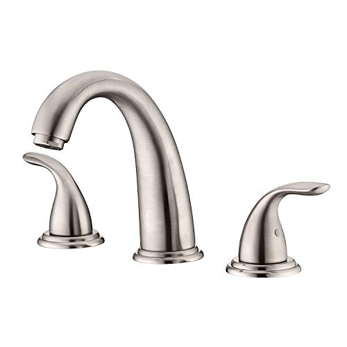 High Flow Brushed Nickel Roman Tub Faucet by sumerain