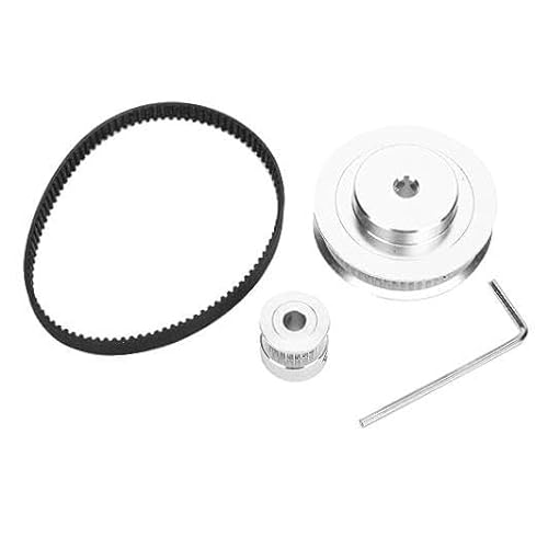 High Precision Electric Motor Pulley Synchronous Wheel Timing Belt Set - Premium Printer Parts - Durable Aluminum Pulley - Smooth Performance