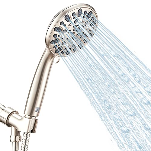 7-Spray Handheld Shower Kit with Hose and Mount (Brushed Nickel)