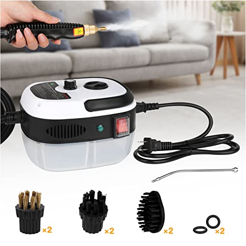 High Pressure Steam Cleaner with 6 Brush Heads