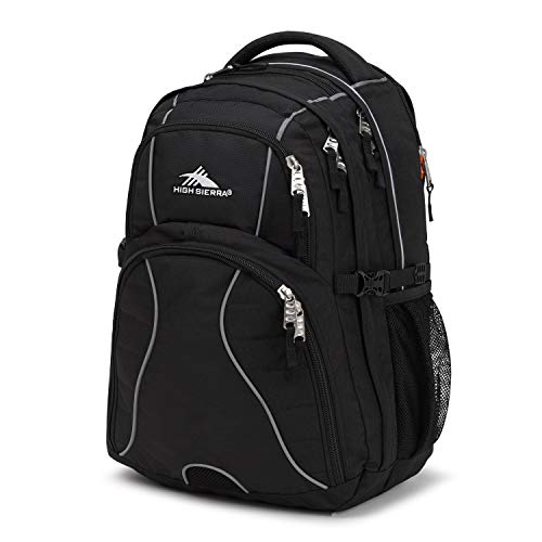 High Sierra Swerve Laptop Backpack - Black