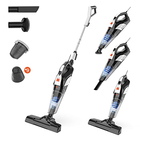 Hihhy Stick-Vacuum Cleaner - Lightweight 4-in-1 Cleaning Tool