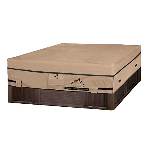Himal Square Hot Tub Cover - Heavy Duty Waterproof SPA Cover