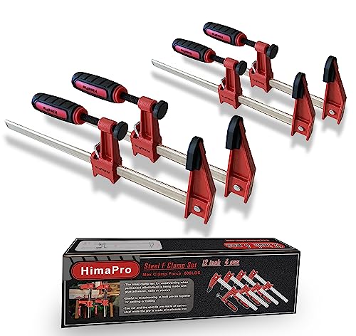 HimaPro 12 Inch Bar Clamp Set