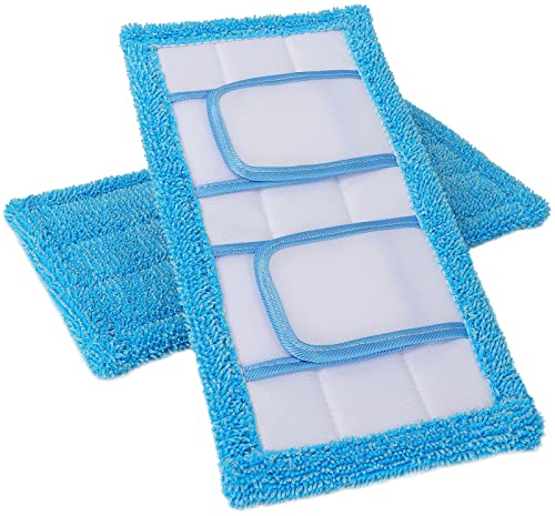 HINSOCHA Reusable Mop Pads - Washable Microfiber Replacement Pads