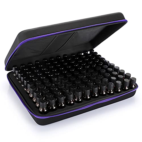 Hipiwe Essential Oil Storage Case - X-Large Black+Purple