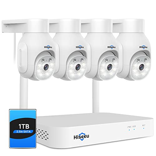 5MP Wireless PTZ Security Camera System with 4K 10CH NVR and 2-Way Audio