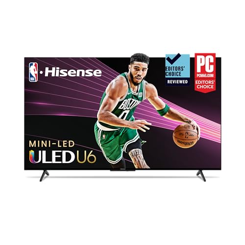 Hisense 65-Inch U6 Series Mini-LED ULED 4K UHD Google Smart TV