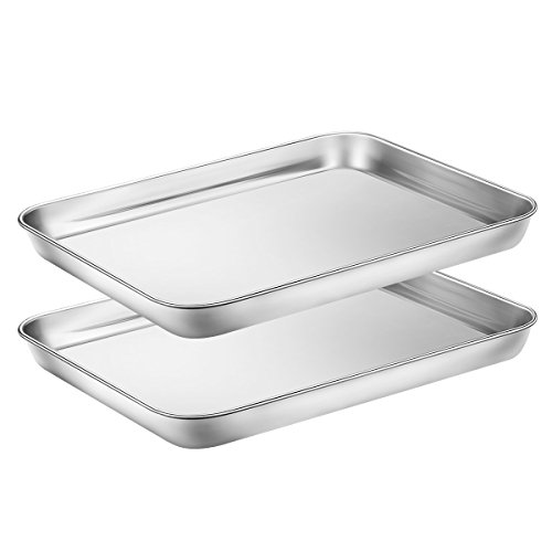 HKJ Chef Stainless Steel Baking Sheets Set