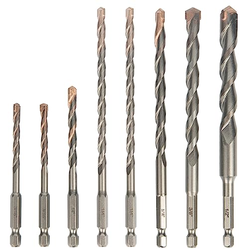 HLOFIZI Masonry Drill Bit Set