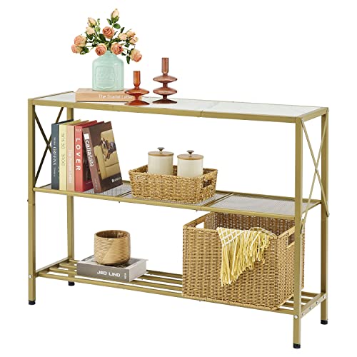 Hoctieon Gold Console Table: Stylish and Functional Entryway Furniture