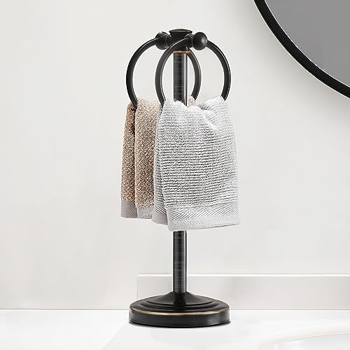 Pynsseu Towel Rack T-Shape Hand Towel Holder Stand for Bathroom