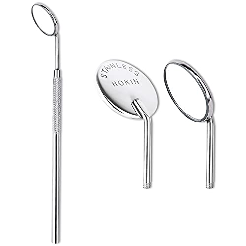 HOKIN Dental Mirror with Removable Mirror Heads