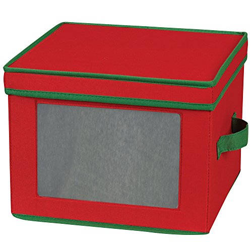 Holiday China Storage Chest with Lid and Handles