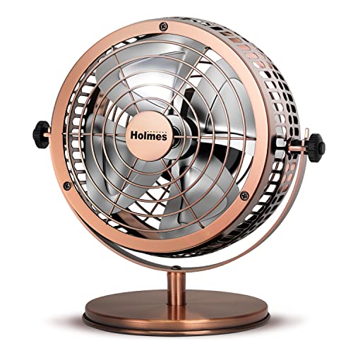 HOLMES 6" Heritage Table Fan - Compact and Stylish Cooling Solution