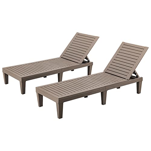 Homall Outdoor Chaise Lounge Chairs Set of 2