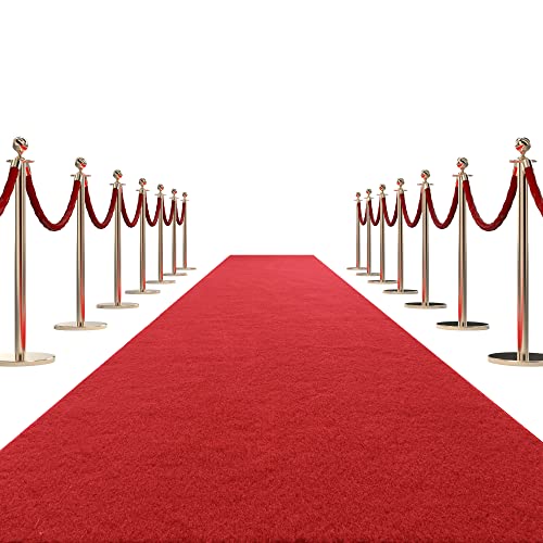 HOMBYS Extra Thick Red Carpet Runner