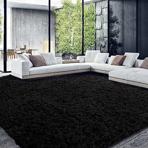 HOMBYS Shaggy Area Rug 8x10 Feet, Ultra Soft Large Plush Faux Fur Carpet