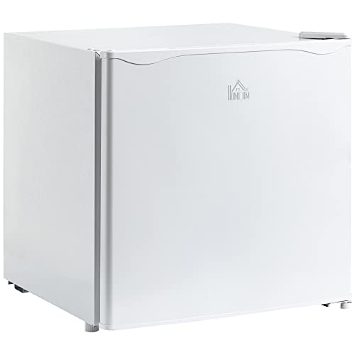 HOMCOM Mini Freezer Countertop - Compact Upright Freezer with Removable Shelves