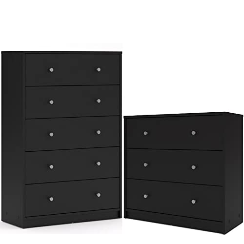 Home Square 2 Piece Set with Drawer Chests