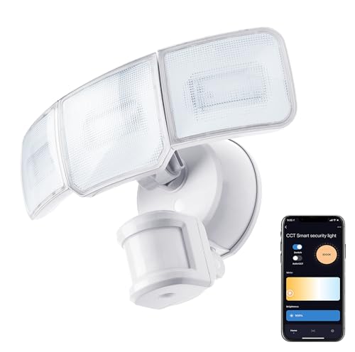 Home Zone Smart LED Outdoor Flood Light with Motion Sensor Detection