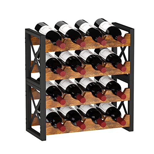 Homeiju 2-in-1 Wine Rack Countertop