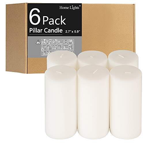HomeLights Pillar Candles - 3x6 inch