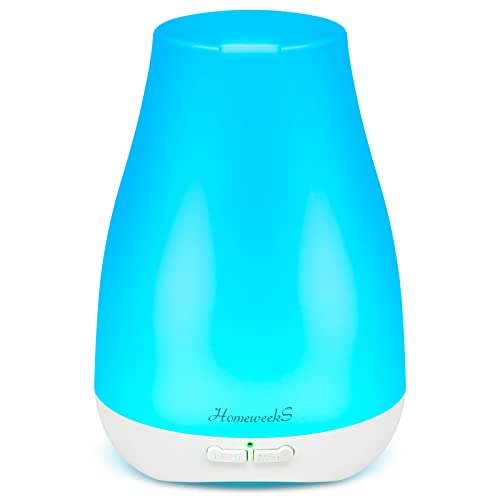 Homeweeks Colorful Essential Oil Diffuser