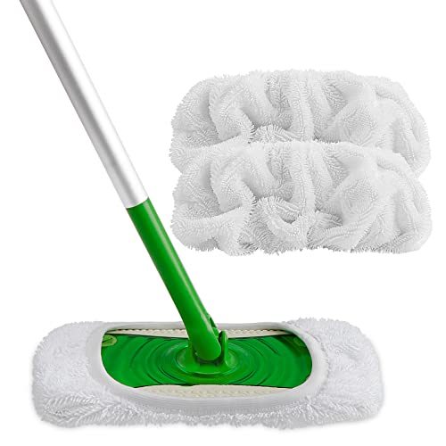 Microfiber Mop Pads for Swiffer Sweeper - 2 Pack