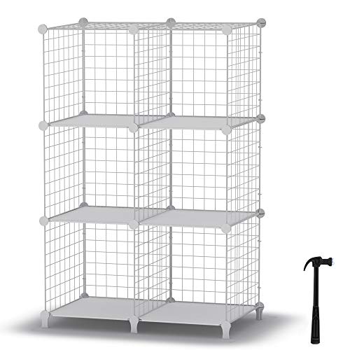 HOMIDEC Wire Cube Storage Shelves