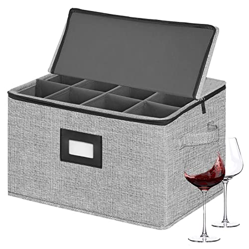 homyfort Wine Glass Storage Boxes