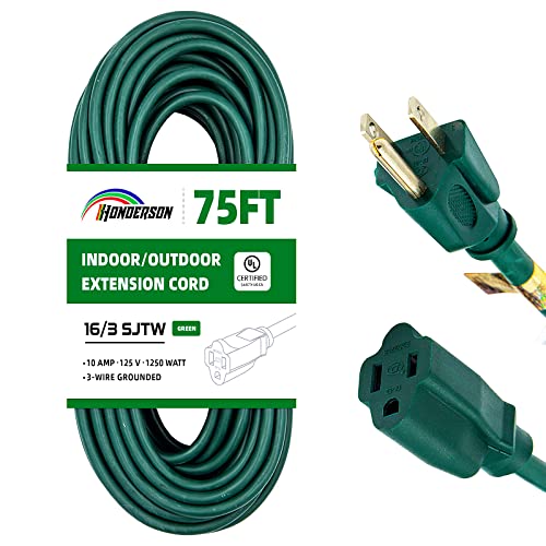 HONDERSON 75Ft Outdoor Extension Cord