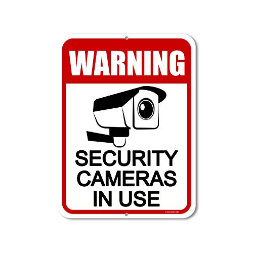 Honey Dew Gifts Security Signs for Yard