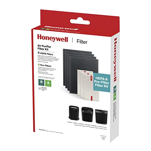 Honeywell HEPA Air Purifier Filter Kit for Allergens and Smoke