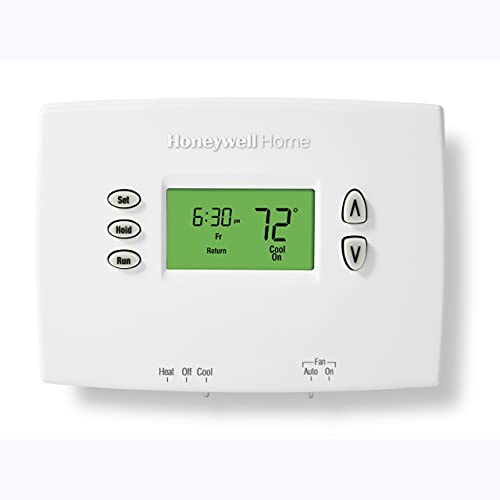 Honeywell Horizontal PRO 2000 Backlit Programmable Thermostat