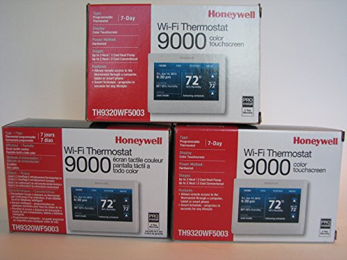 Honeywell Wi-fi 9000 Color Touchscreen Thermostat-3-pk