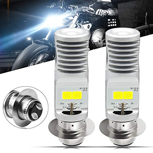 HONLEEX Motorcycle LED Headlight Bulbs - Super Bright, Easy Installation