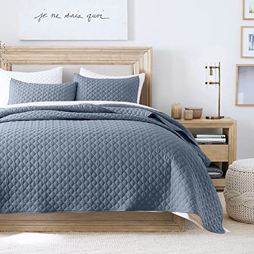 HORIMOTE HOME Quilt Queen Size in Dusty Blue