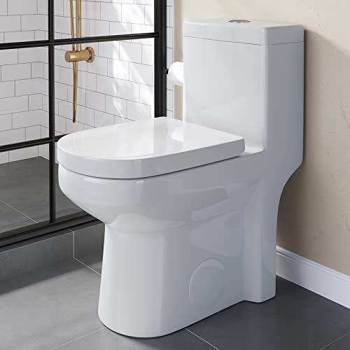 HOROW Small Compact One Piece Toilet