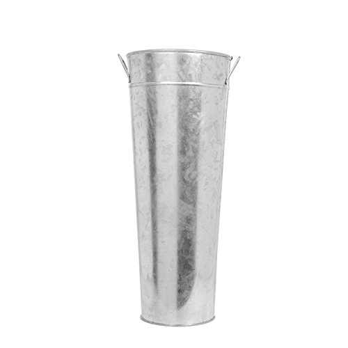 Galvanized Vase for Wedding, Spa, and Aromatherapy - 15 inch