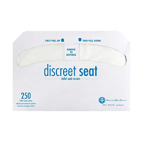Hospeco Discreet Seat DS-1000 Toilet Seat Covers - 4 Pack