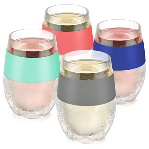 HOST Cooling Cup Set - Double Wall Insulated Wine Glasses