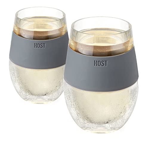 Host Wine Freeze Cup Set - Insulated Wine Glasses