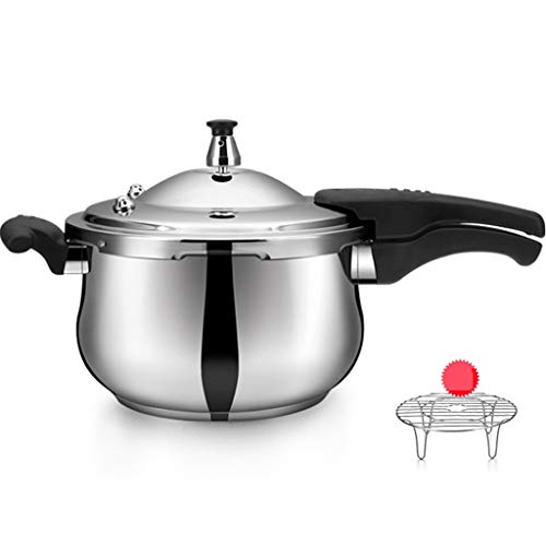 ECVYGJ Stainless Steel Pressure Cooker with Steaming Rack (4L)