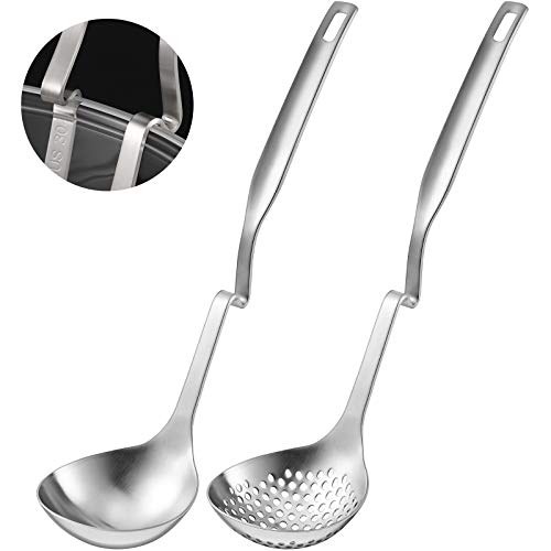 Hot Pot Strainer Scoops Stainless Steel Hot Pot Strainer Spoons Mesh  Skimmer Spoon Asian Strainer Ladle